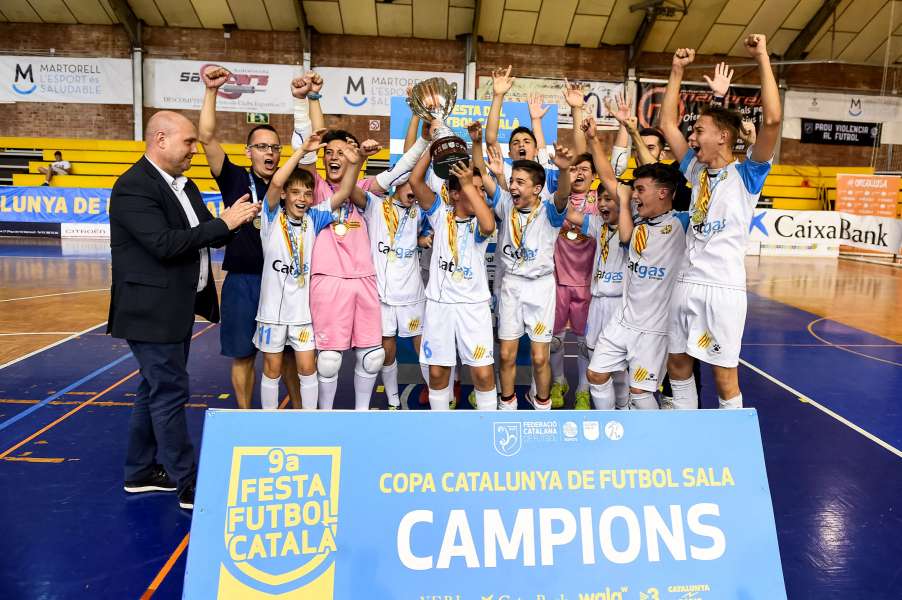 El Catgas Energia, campió de la Copa Catalunya Infantil de Futbol Sala