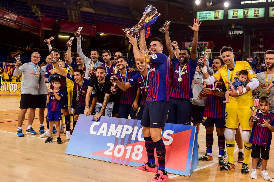 El FC Barcelona, vigents campions de la Copa Catalunya Sènior masculina de Futbol Sala 2018