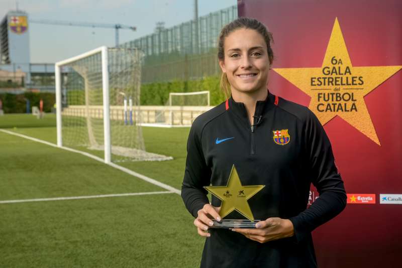 Alèxia Putellas, premiada com a millor jugadora catalana a la 6a Gala de les Estrelles