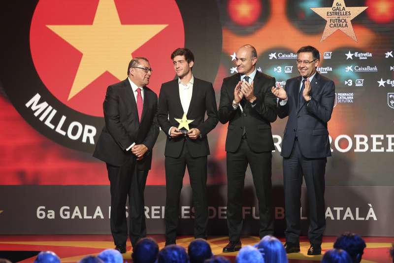 Sergi Roberto, guardonat com a millor jugador català a la 6a Gala de les Estrelles
