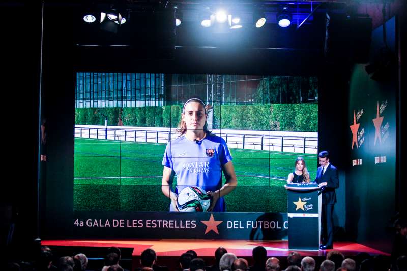 Alèxia Putellas, guardonada com a millor jugadora catalana a la 4a Gala de les Estrelles
