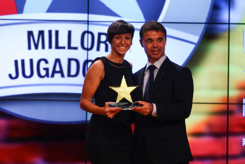 Vicky Losada, distingida com a millor jugadora catalana de la 3a Gala de les Estrelles