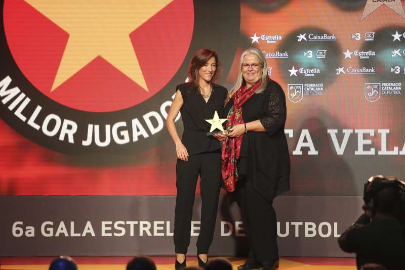 Berta Velasco, premiada com a millor jugadora catalana a la 6a Gala de les Estrelles