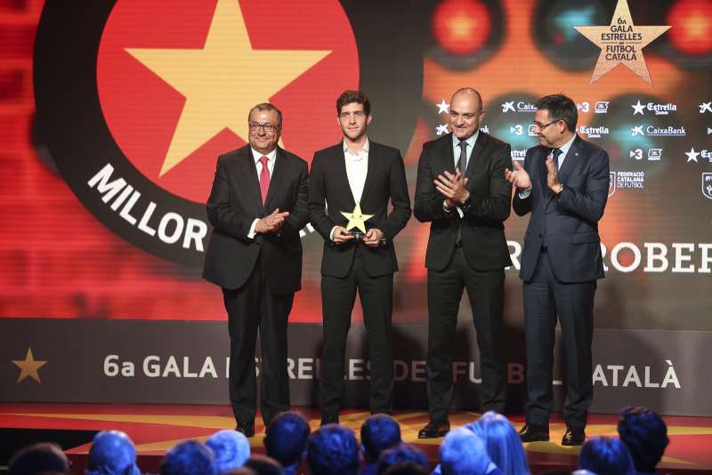 Sergi Roberto, guardonat com a millor jugador català a la 6a Gala de les Estrelles