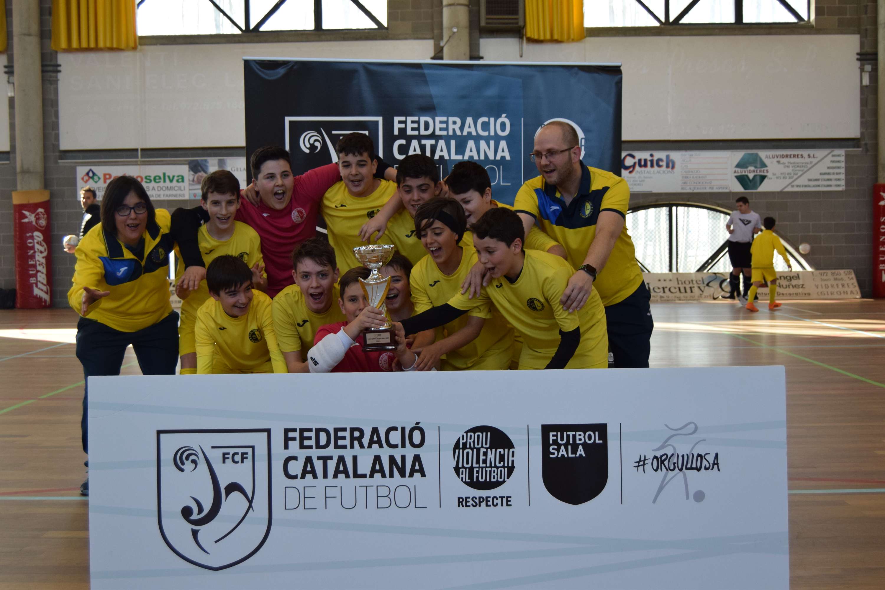 Campions de la Copa Girona Infantil - EFS Palafolls
