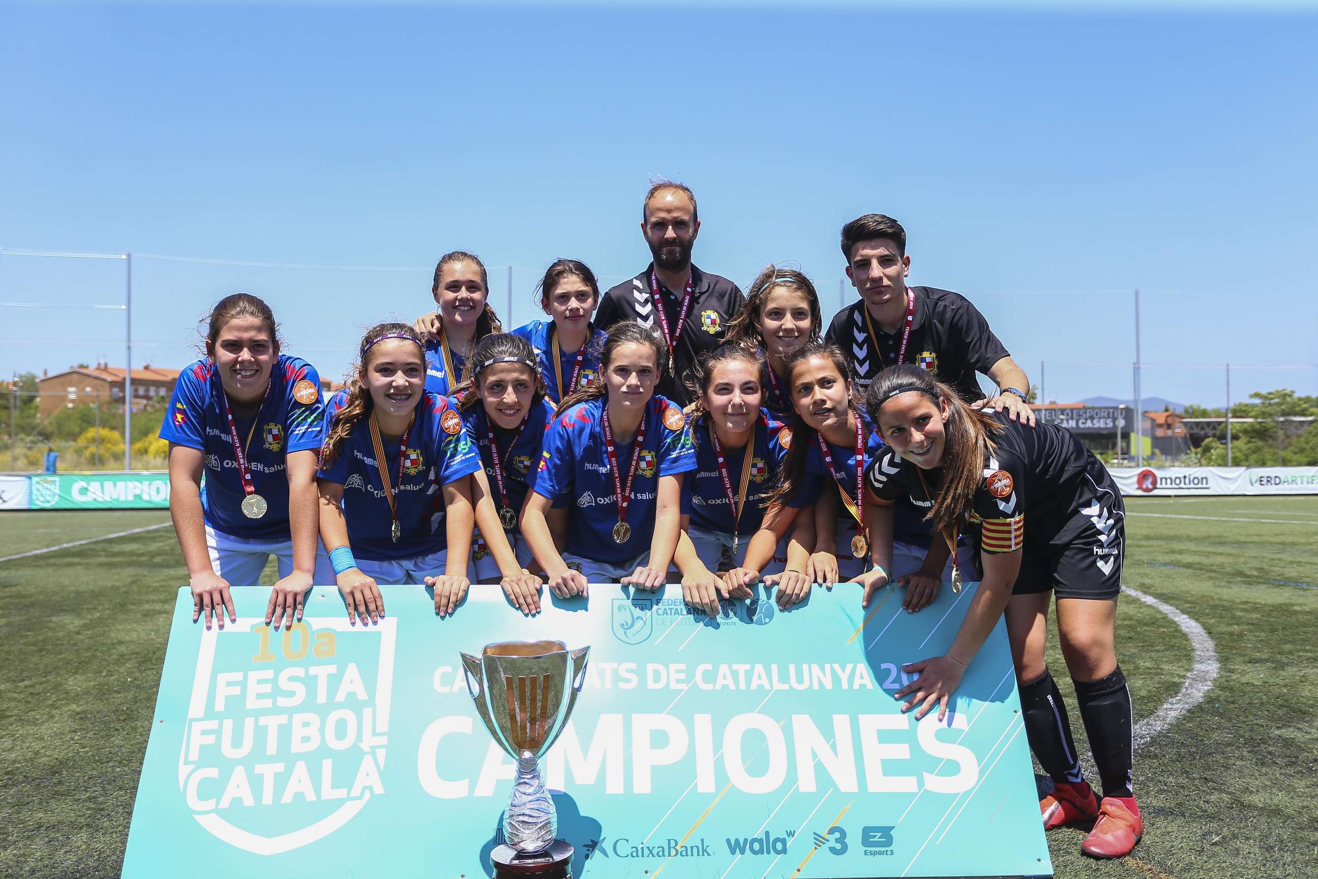 Campiones de Catalunya Infantil femení 2018-2019