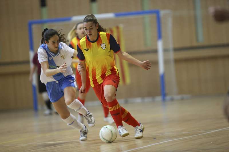 Marta de los Riscos, representant a la Selecció Catalana femenina de futbol sala