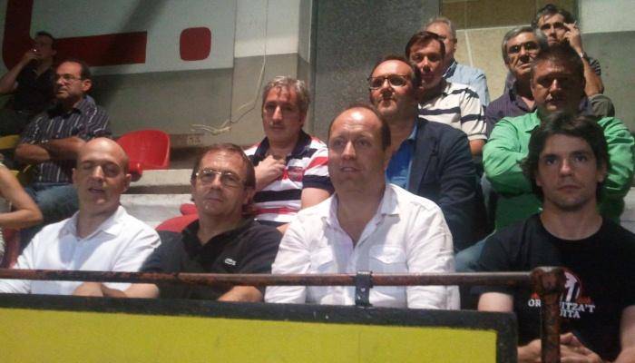 La delegació de Girona, al partit de Copa Manlleu-Vic