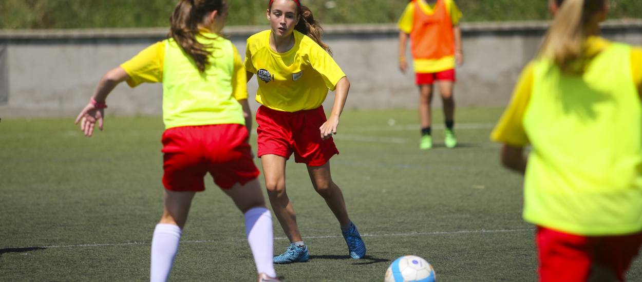 El Campus de Futbol Femení de Berga, de nou en marxa