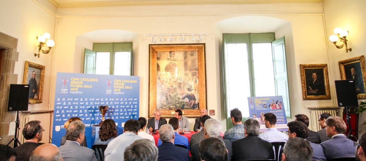 La Copa Catalunya Sènior de Futbol Sala  s’inicia amb la presentació oficial