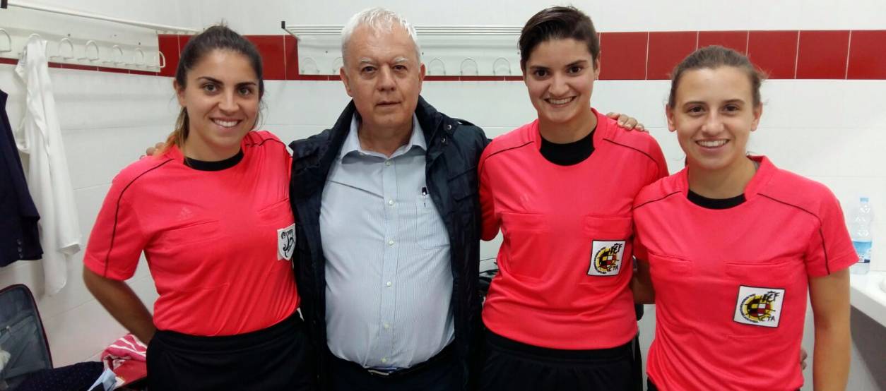 Ylenia Sánchez arbitra el Madrid CFF-Athletic de la Primera Divisió Femenina