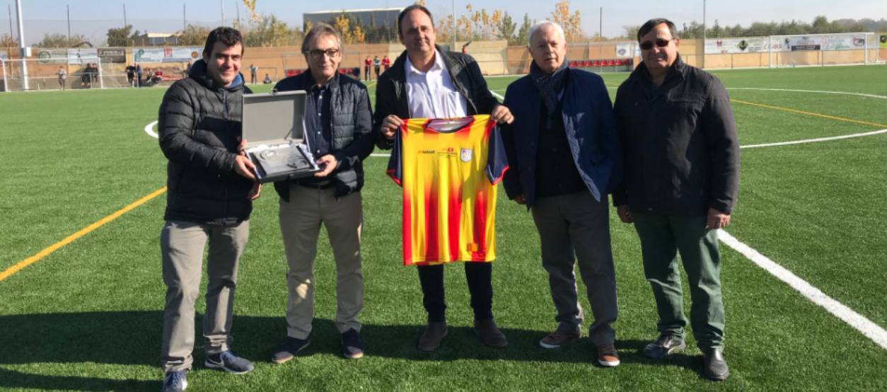 El CF Juneda estrena el seu nou camp amb visita federativa