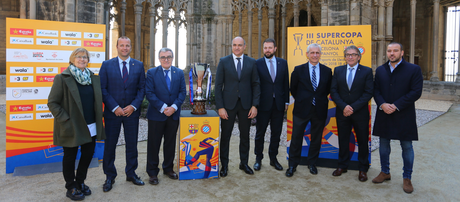 La Supercopa de Catalunya es presenta a la Seu Vella