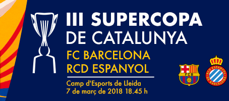 Les entrades de la Supercopa de Catalunya es poden adquirir a la delegació de Lleida