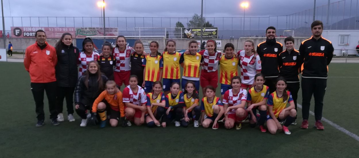 Primer amistós de la selecció comarcal sub 12 femenina del Vallès Oriental
