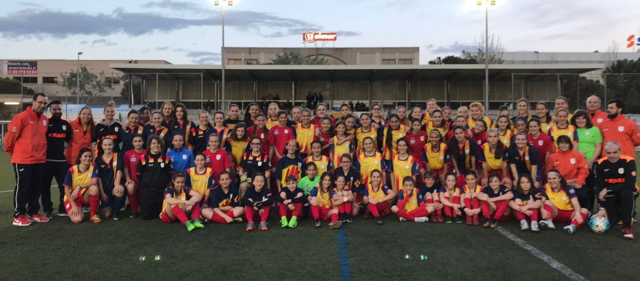 Segon entrenament de les seleccions femenines del Baix Llobregat