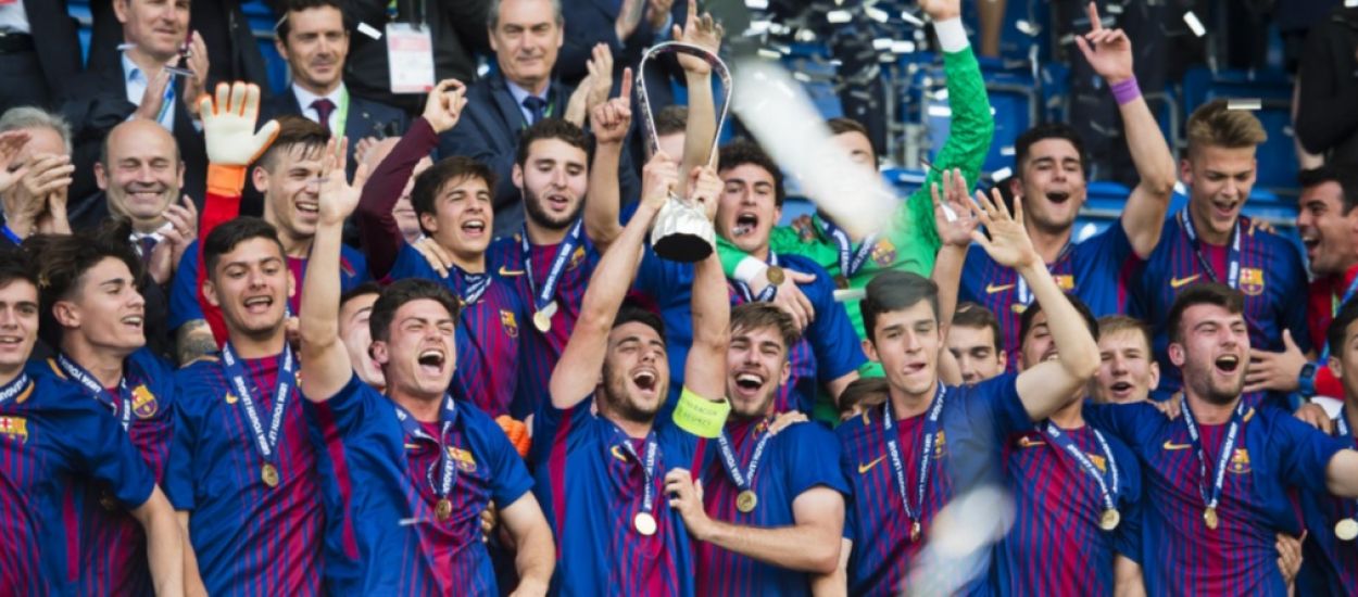 El Juvenil ‘A’ del FC Barcelona, campió de la UEFA Youth League