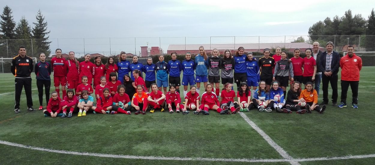Entrenament de les seleccions femenines del Bages-Berguedà-Cerdanya