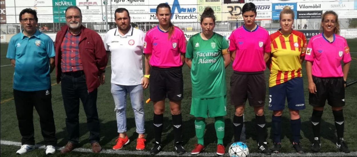 Presència federativa a Vilafranca en el partit de Copa Catalunya Femenina