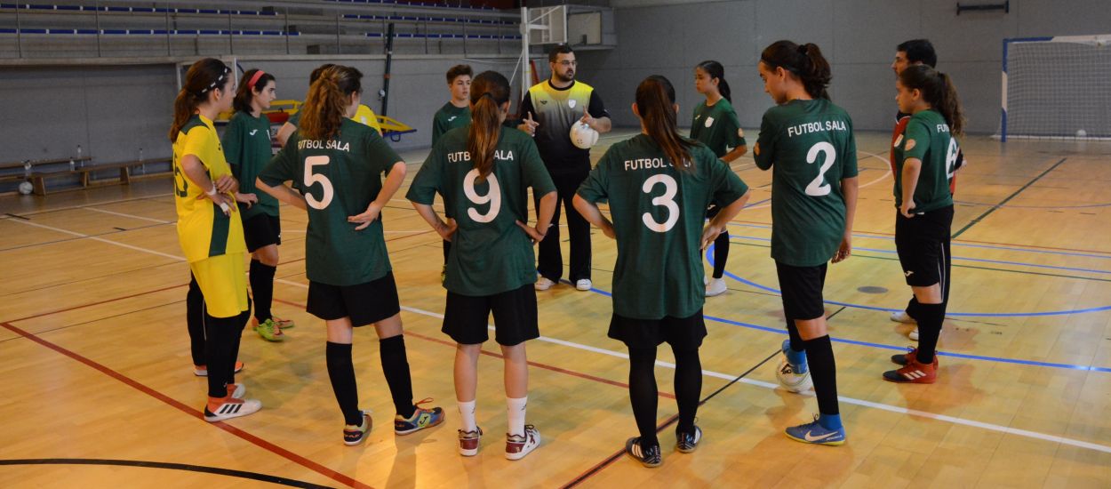 La Selecció Catalana Infantil femenina de futbol sala, concentrada a Galícia