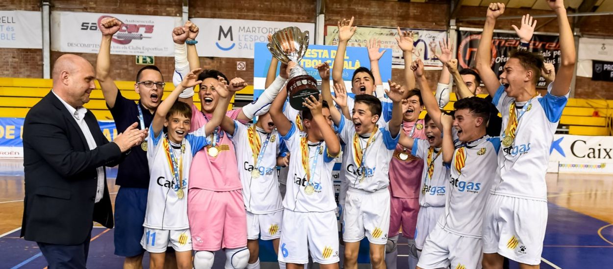El Catgas Energia lluita fins al final i acaba aconseguint la Copa Catalunya Infantil