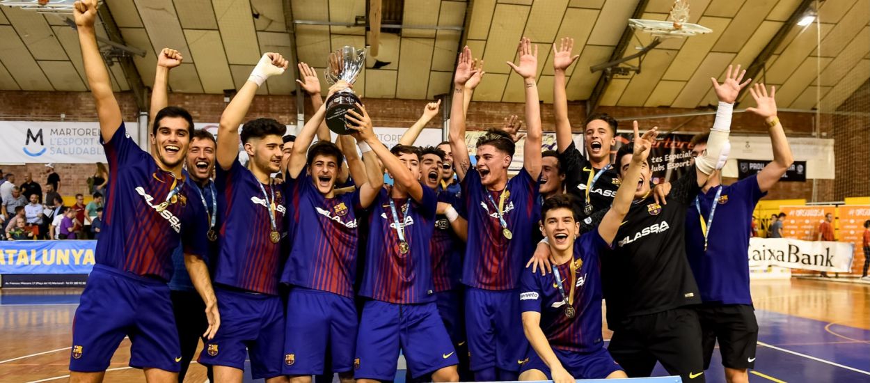 L’equip Juvenil del Barça és el nou Campió de Catalunya de Futbol Sala