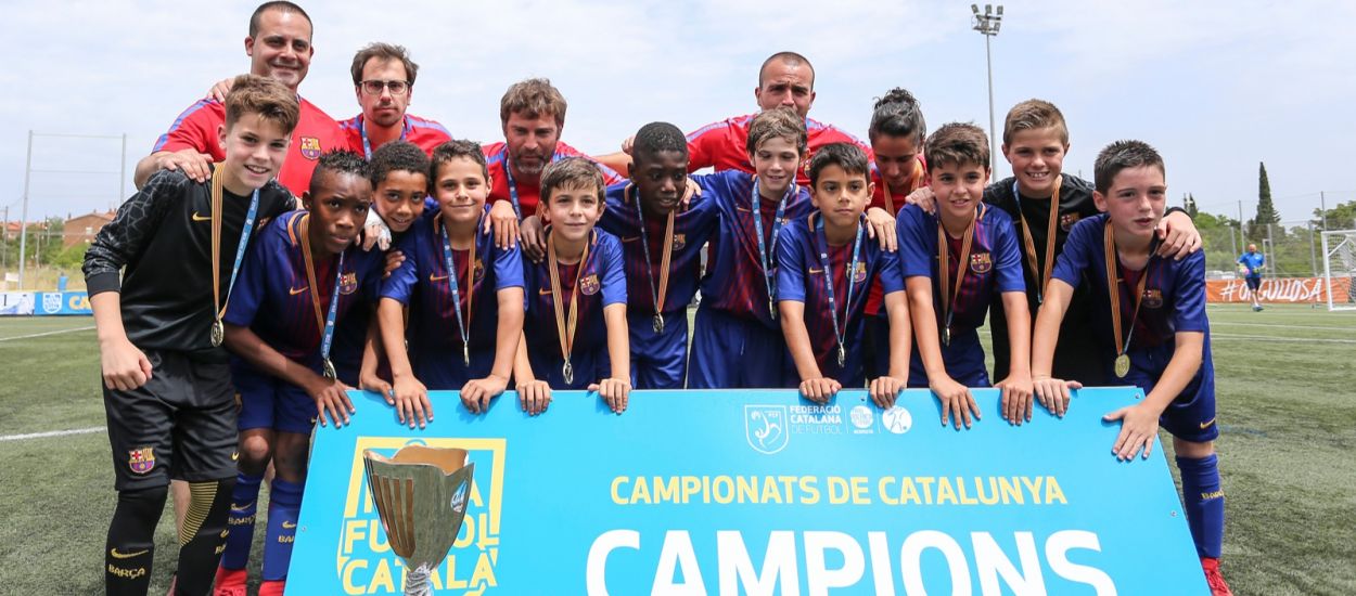 Plàcida victòria del Barça, nou campió de Catalunya Benjamí
