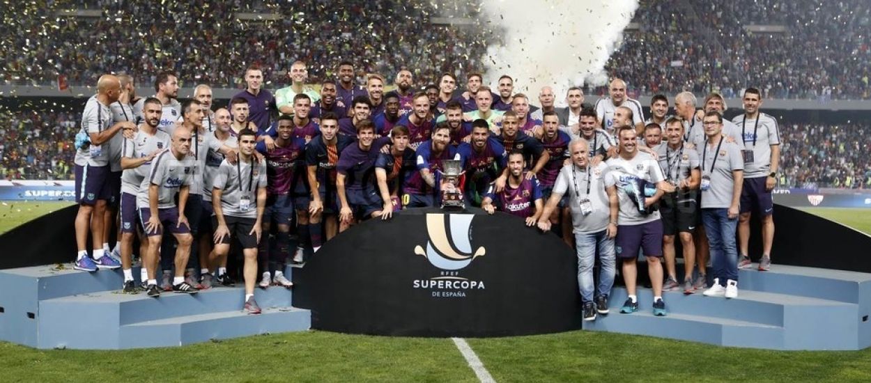 El FC Barcelona es proclama campió de la Supercopa d’Espanya