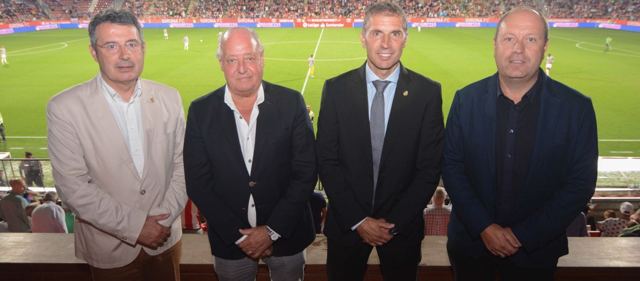 L’FCF assisteix al partit del Girona davant el Valladolid