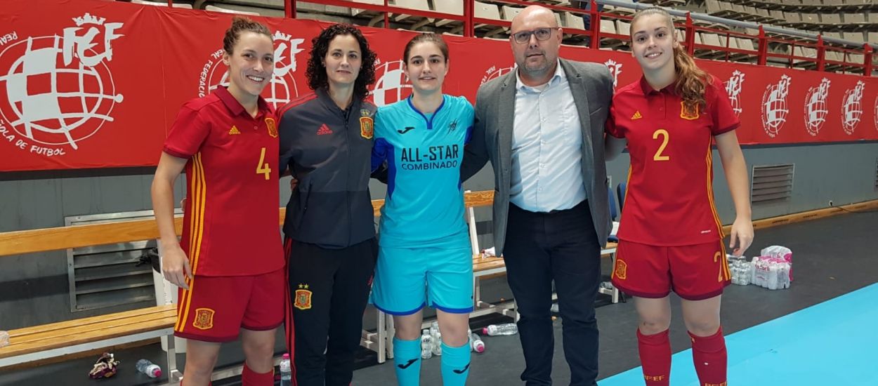 Partit amistós de la Selecció Espanyola femenina de futbol sala amb representació catalana