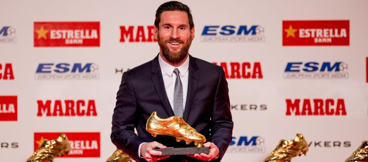 L’FCF assisteix a l’entrega de la Bota d’Or a Messi