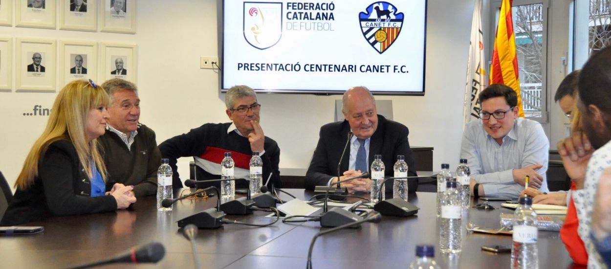 El Canet FC presenta els actes del seu centenari a l’FCF