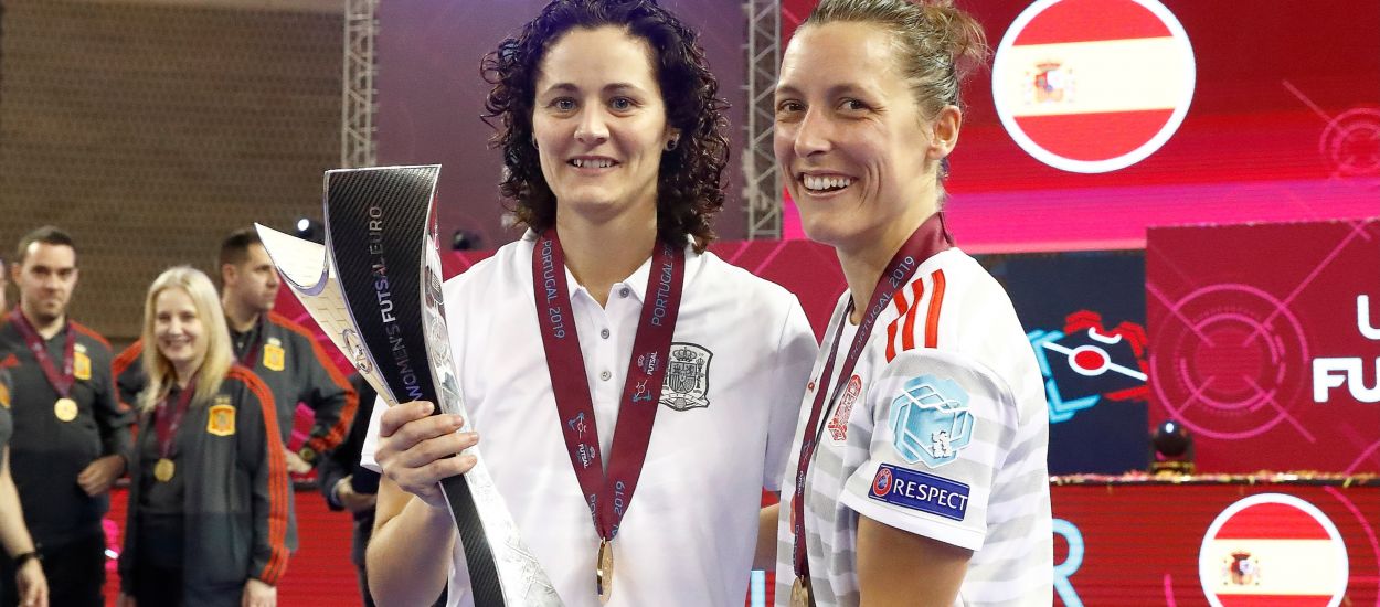 Clàudia Pons i Berta Velasco conquereixen la primera Eurocopa femenina de futbol sala