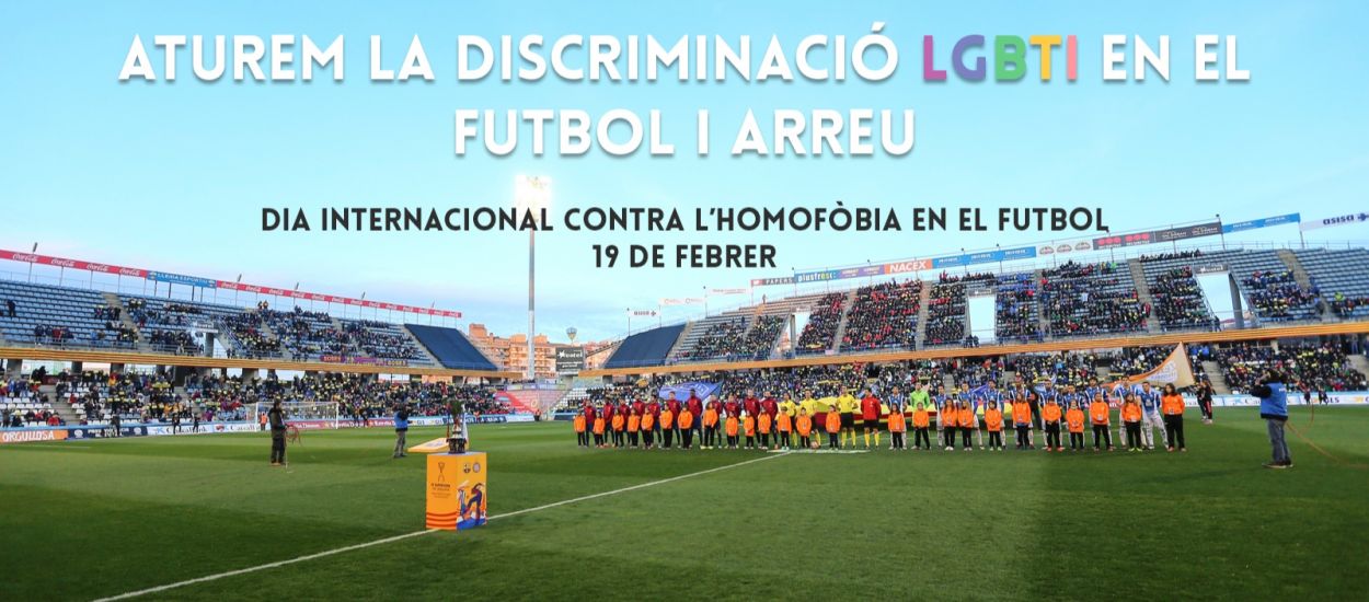 L’FCF i la Generalitat de Catalunya s’adhereixen al Dia Internacional contra la Homofòbia en el futbol