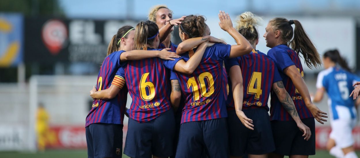 El Barça Femení disputa la Champions League al Mini Estadi