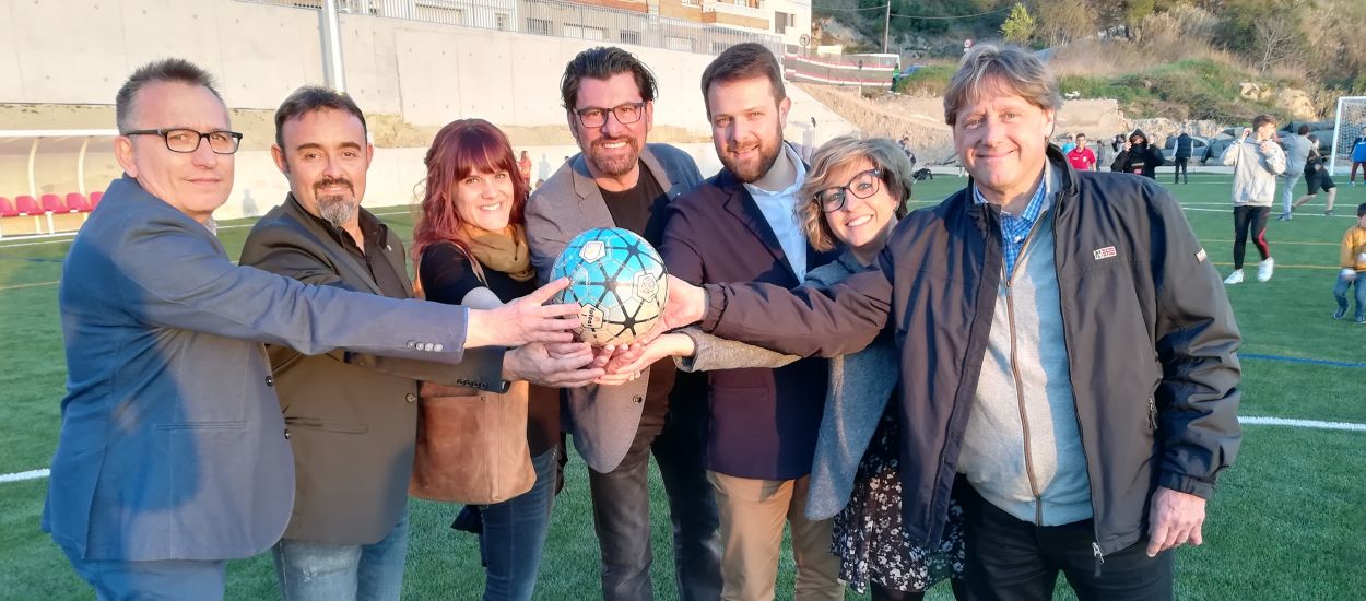 Presència federativa a la jornada de portes obertes al nou camp de Sant Vicenç de Castellet