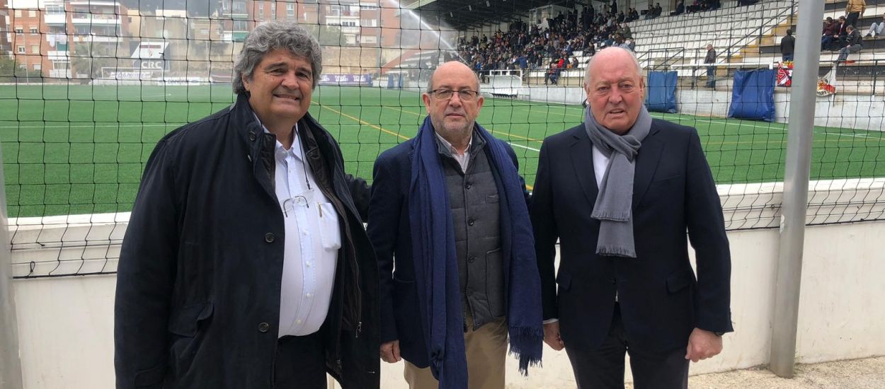 El president de l’FCF assisteix a l’Horta-L’Hospitalet de Tercera Divisió Nacional