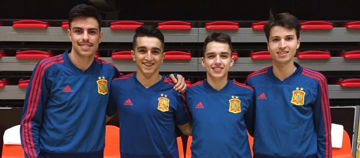 Quatre catalans al primer Europeu sub 19 de futbol sala