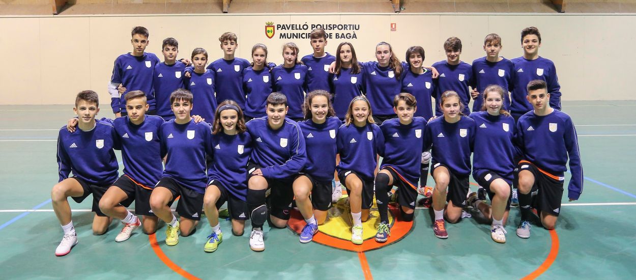 Catalunya Infantil masculina i femenina de futbol sala es conjuren a les Jornades de Convivència