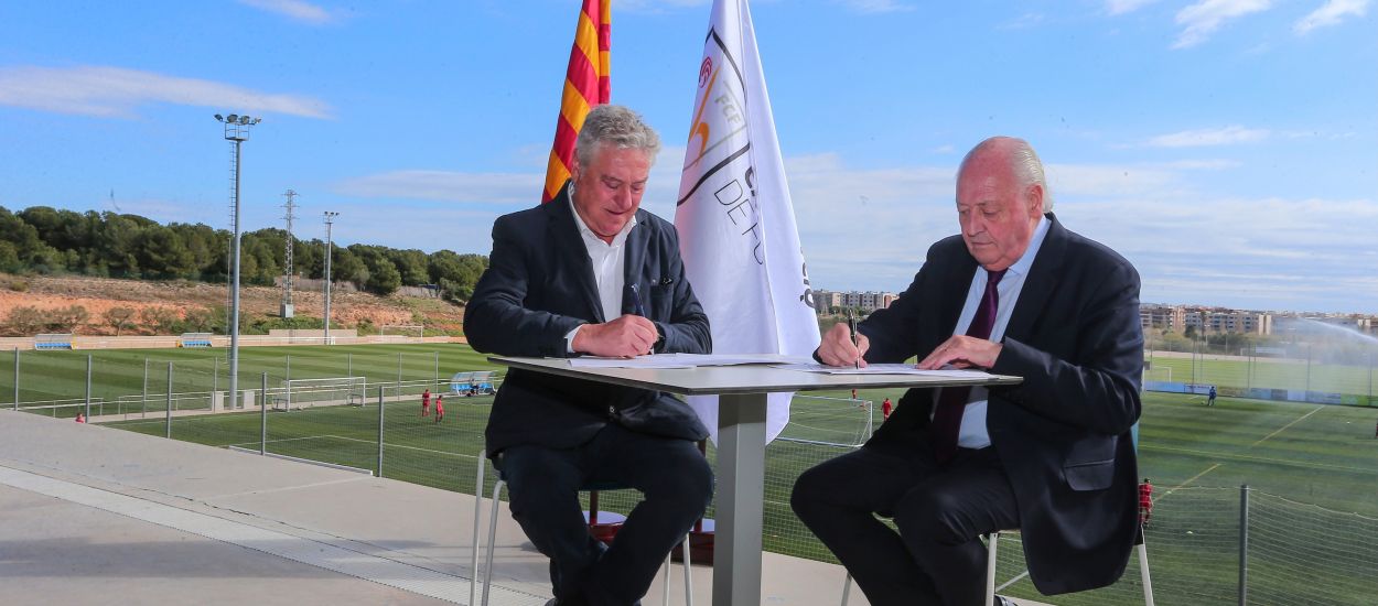 L’FCF amplia l’acord de col·laboració amb Futbol Salou per quatre anys