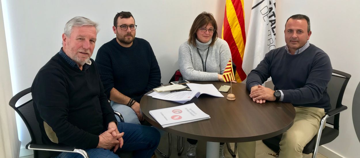 La Fundació E. At. Vilafranca visita la delegació del Penedès-Garraf
