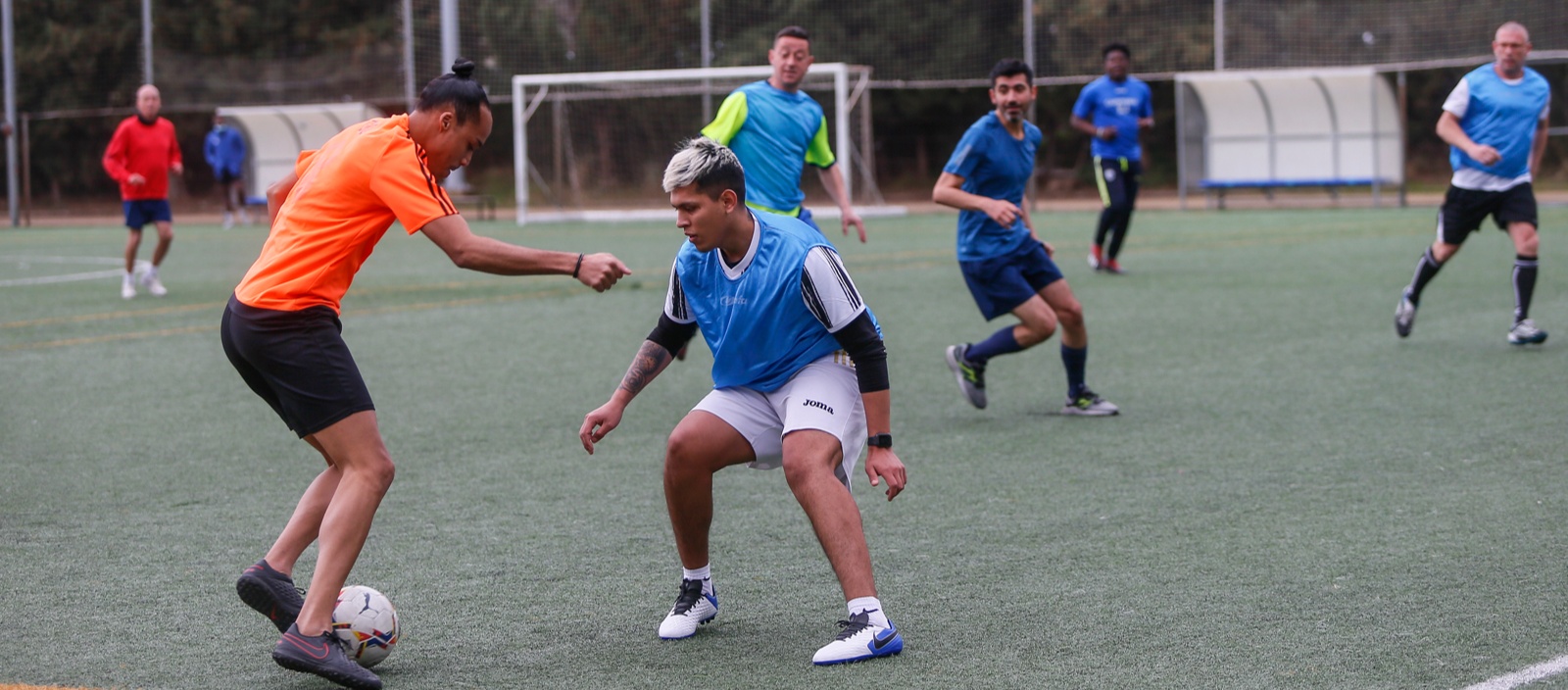 La Fundació Brafa potencia la inclusió social a través del futbol