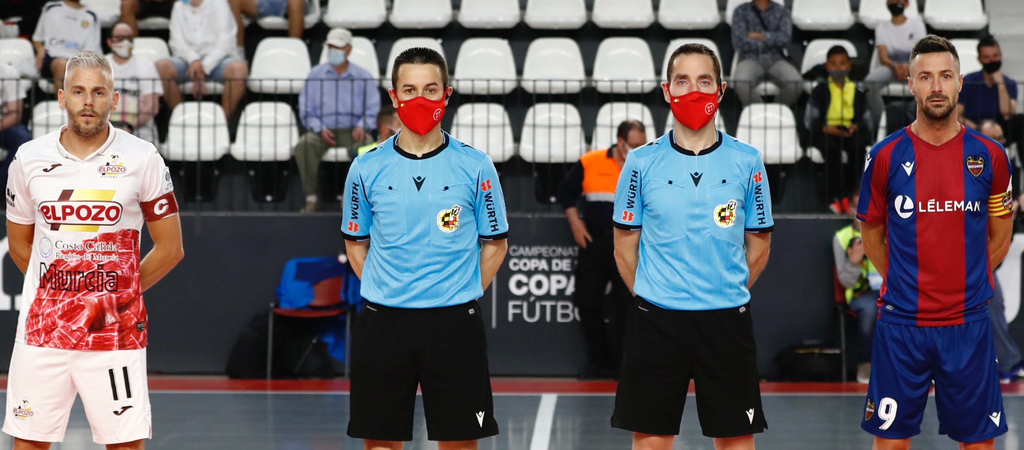 Representació arbitral catalana als play-off nacional de futbol sala
