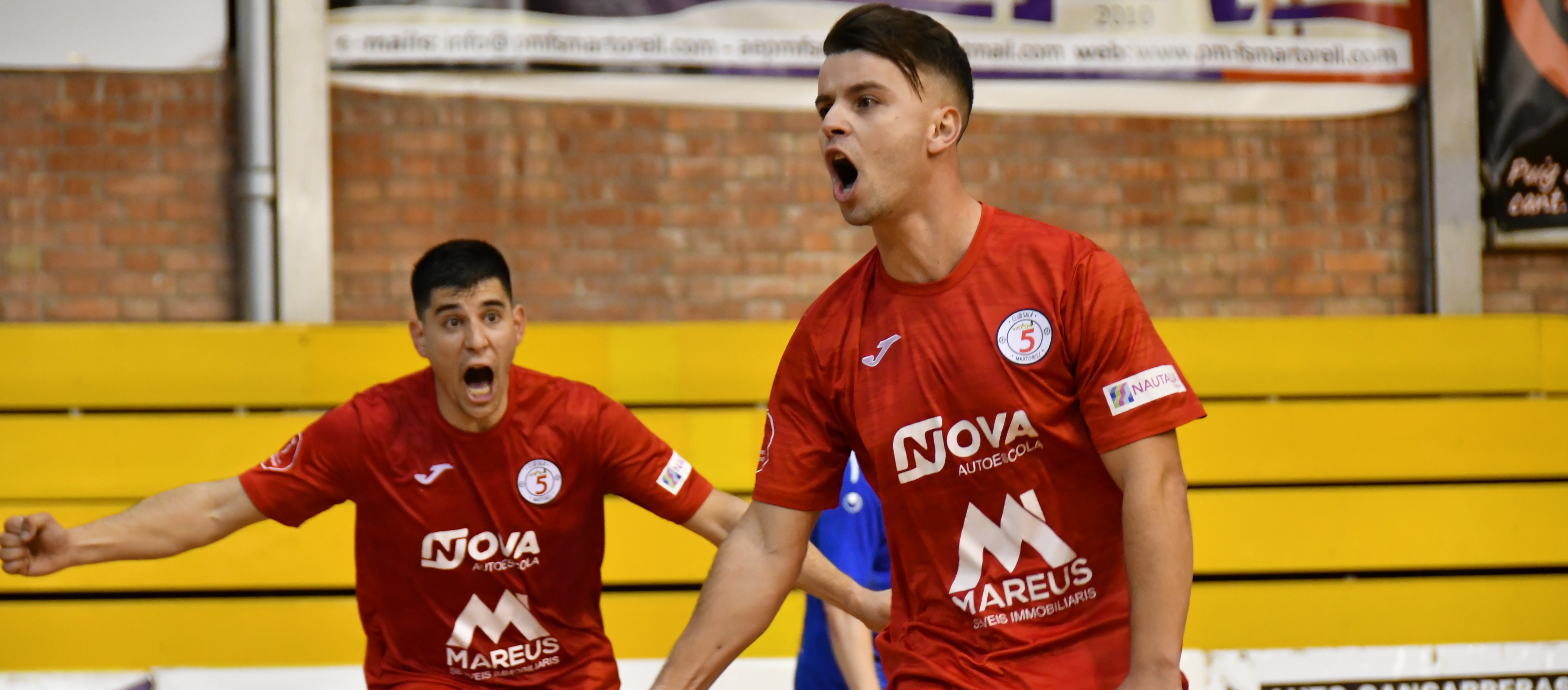 Sala 5 Martorell i Futsal Aliança Mataró, locals a la primera ronda de la Copa del Rei de futbol sala