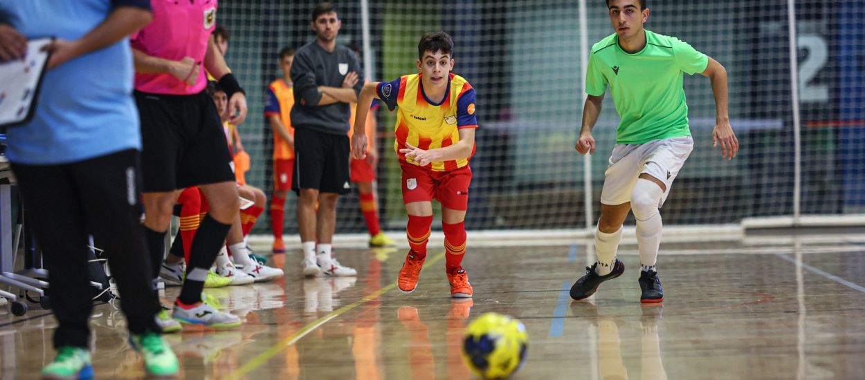Catalunya sub 16 masculina de futbol sala venç el FS Ripollet