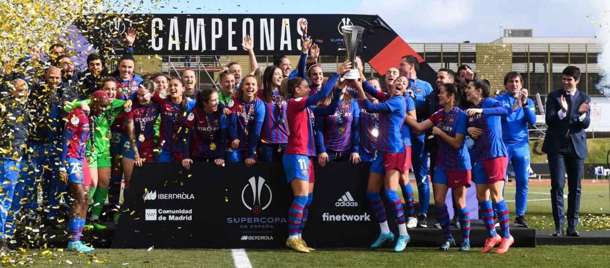 El FC Barcelona, brillant campió de la Supercopa d’Espanya femenina