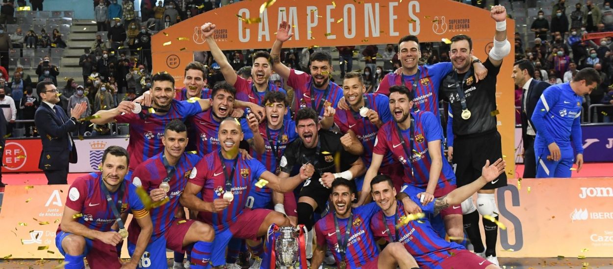 El Barça guanya als penals la Supercopa d'Espanya de futbol sala