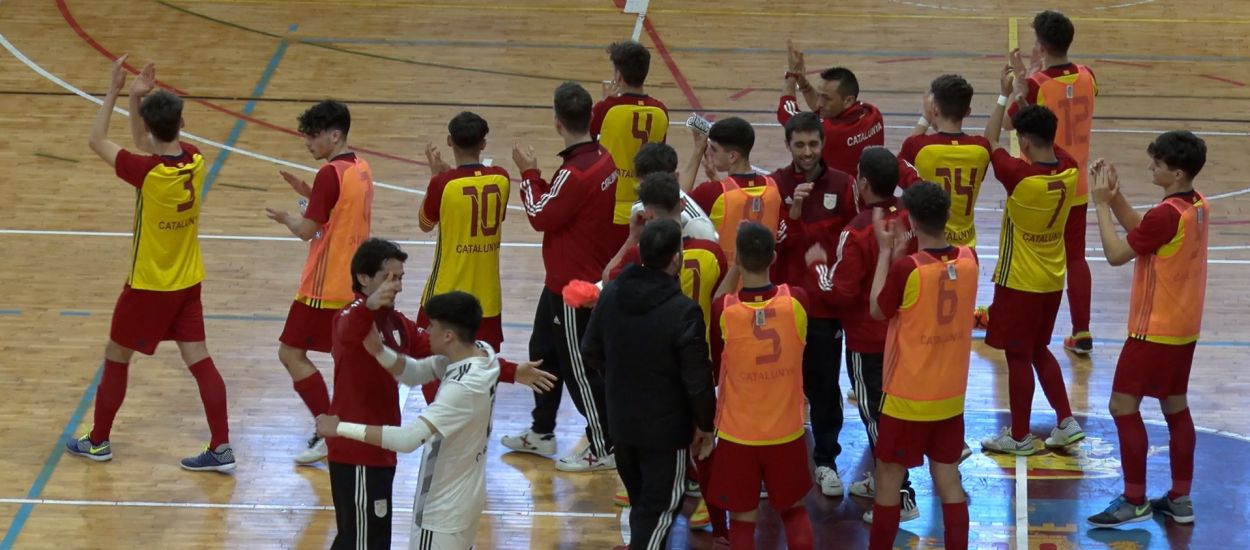 Catalunya sub 16 remunta i jugarà la final del Campionat d'Espanya de futbol sala