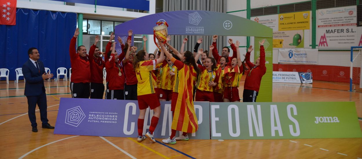 Catalunya sub 16 femenina, campiona d'Espanya amb una exhibició de futbol sala