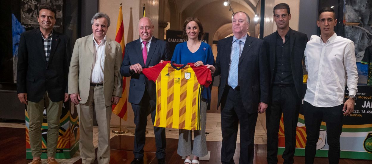 El Catalunya-Jamaica es presenta al Palau de la Generalitat
